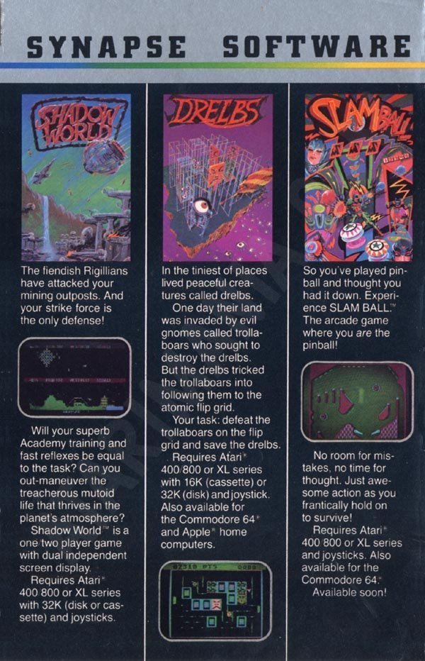 Shadow Strike (Atari 400/800/XL/XE)