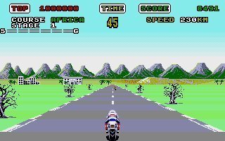 Super Hang-On (Atari 400/800/XL/XE)